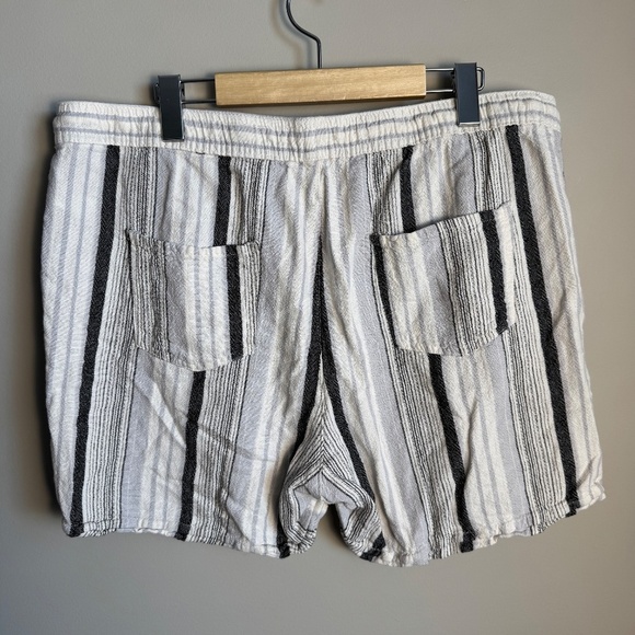 Juniper + Lime Women's XL Linen‎ Blend Pull-On Shorts Festival Nautical Beach - Picture 4 of 13
